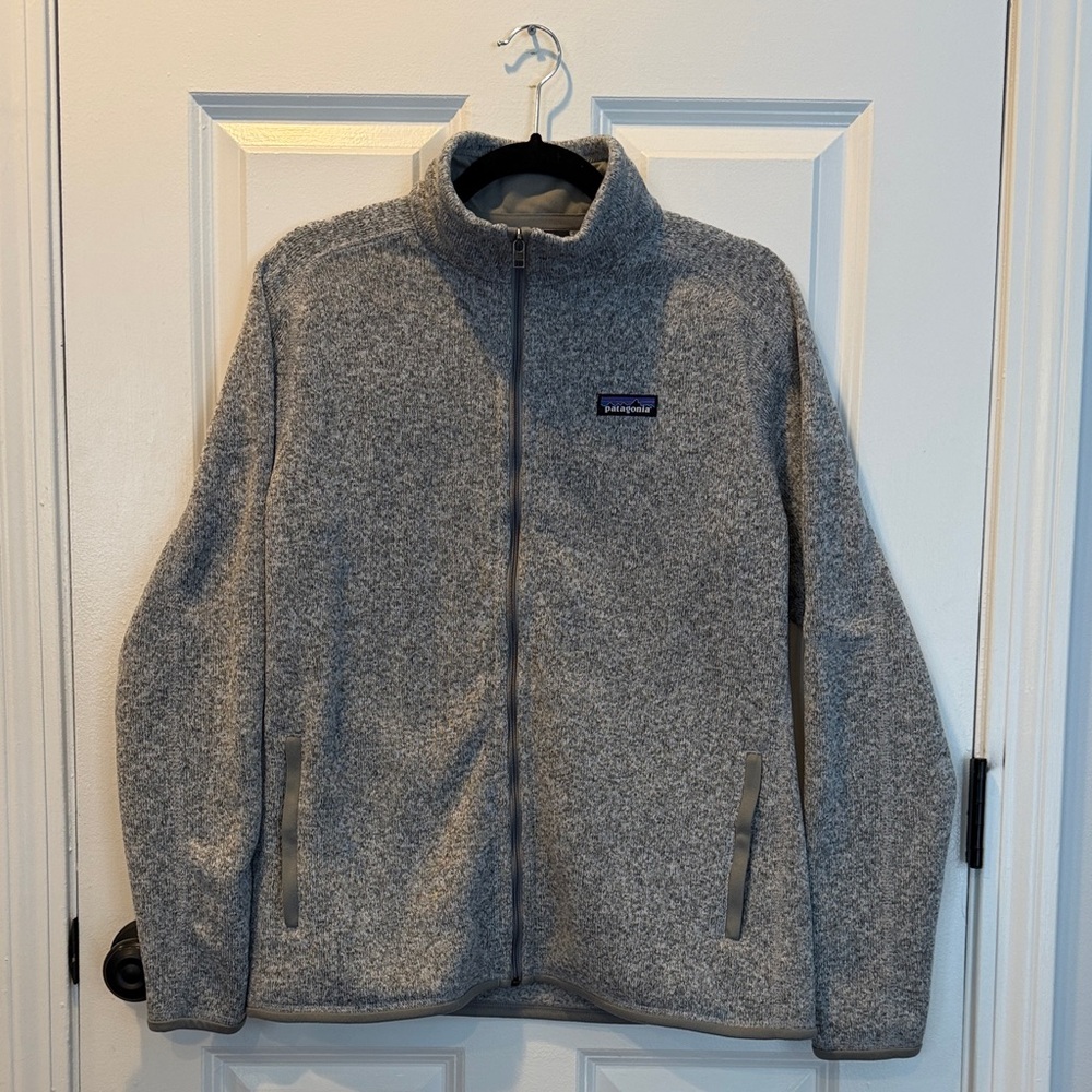 Patagonia Gray Full-Zip Fleece Jacket